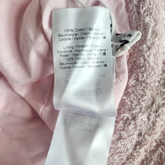 New GANNI Logo Embroidered Terrycloth Bucket Beach Hat Mary's Rose NWT Size XS/S - Picture 15 of 15